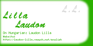 lilla laudon business card
